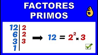 DESCOMPONER EN FACTORES PRIMOS [upl. by Edya]