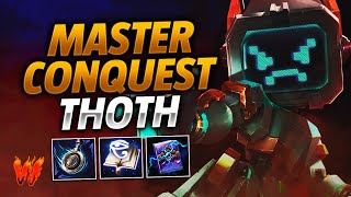 THOTH CON PARTIDAS CORTAS TODO ES MEJOR V  Warchi  Smite Master Conquest [upl. by Vanda]