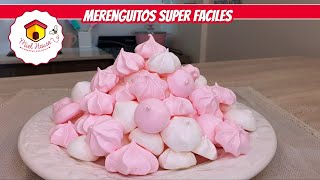 Como hacer merengues RECETA FACIL suspiros con pocos ingredientes [upl. by Willing]