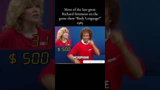 More of the great Richard Simmons on the gameshow “Body Language” from 1985 [upl. by Apicella986]