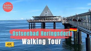 Heringsdorf  Walking Tour  Kaiserbäder  Usedom  🇩🇪 Ostsee  4K [upl. by Mada]