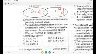 QİYMƏTLƏNDİRMƏ II HİSSƏ 100200 sualların izahı TAİM 2024 [upl. by Trocki]