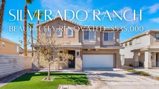 Renovated Silverado Ranch Home Las Vegas  3BD 3BA 2224 sqft with vaulted ceiling [upl. by Gow648]