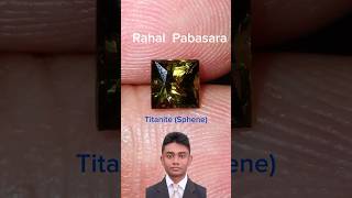 Titanite Sphene Gemstone 😘 [upl. by Alam]