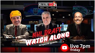 NHL Draft Watch Along  Coming in Hot LIVE  June 28 [upl. by Enetsuj]