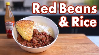 Authentic Louisiana Red Beans and Rice Recipe [upl. by Dehsar]