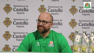 Rueda de prensa de Frederic Castelló post Amics Castelló vs Maderas Sorlí CB Benicarló [upl. by Acima37]