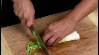 Cooking Tips  How to Chop Leek [upl. by Eulalia1]