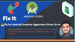 Fix for Android Emulator Hypervisor Driver Error  Android Studio [upl. by Adalard933]