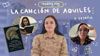 VLOG LITERARIO 📖 La canción de Aquiles  Reseña [upl. by Eidnak646]