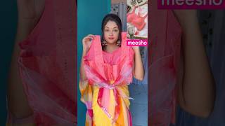 Meesho party wear saree haul ✨💝 fashion meesho meeshohaul saree [upl. by Redneval826]