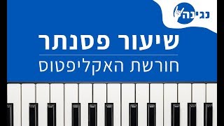 אופירה גלוסקא  חורשת האקליפטוס  אקורדים ותווים לנגינה על פסנתר בקלות [upl. by Scornik887]