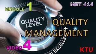 Quality Mgmt Video 4 Jurans Quality Triology Crosbys 14 steps Module 1 [upl. by Harris]