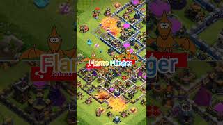 COC 🔥💥Flame Flinger 💥🔥coc clashofclans shorts short shortsfeed youtube gaming games [upl. by Pylle]