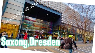 Germany 🇩🇪 saxony  Dresden a beautiful city of sachsen and its shopping centre in main city centre [upl. by Retloc]