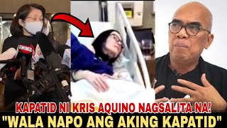 KRIS AQUINO LATEST NEWS KAPATID NI KRIS AQUINO NAGLABAS NA NG OFFICIAL STATEMENT [upl. by Anaoy]