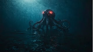 An animated fantasy octopus at the bottom of the ocean The largest animals of the underwater world [upl. by Aneled863]