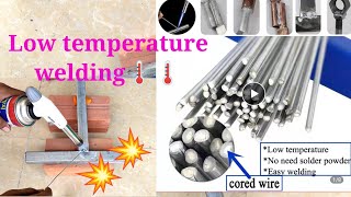 Low temperature🌡️🌡️💥welding rod💥diy [upl. by Enasus621]