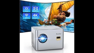 Tasofac Native 1080P Projector Review – Pros amp Cons WiFi and Bluetooth 4K Support [upl. by Frederique80]