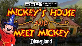 Mickeys House and Meet Mickey 360° Journey Through Toontown  Disneyland 2023 [upl. by Elagibba132]