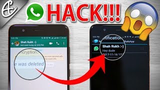 Read WhatsApp Messages Deleted by Sender  New Hack [upl. by Cesaria]