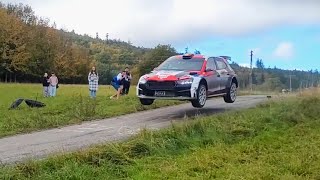 Tests before ERC 8 Rally Silesia 2024  Big Jumps amp Action [upl. by Adnolrehs905]