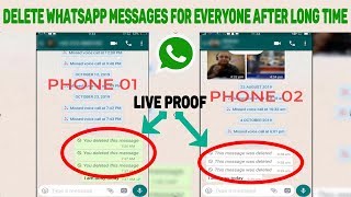 How to Delete Whatsapp Messages for Everyone After Long Time [upl. by Bainbrudge]