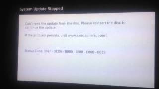 Xbox 360 System Update Error 397f3cd6b8000f00c0000059 when trying to boot games [upl. by Shumway]