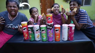 இந்த மாதிரி கூட PRINGLES டேஸ்ட் இருக்கா  All Types of Pringles Taste Challenge  MrsAbi Time [upl. by Sieracki]