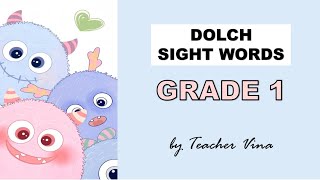 Dolch Sight Words Grade 1 [upl. by Roxanna]