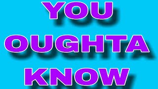 YOU OUGHTA KNOW COVER SONGVEE WALKER [upl. by Routh]