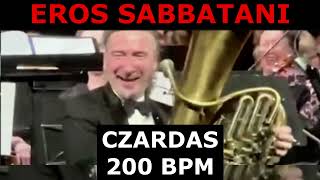 V Monti czardas 200 BPM  tuba solo  encore piece Eros Sabbatani [upl. by Yniar]