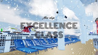 New EXCELLENCE CLASS COMING TO Cruise Line Simulator  WishingTriton [upl. by Witcher865]