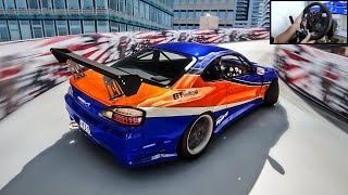 Silvia S15  Mona Lisa Drifting In Tokyo Drift Parking lot l Assetto Corsa Logitech G29  Gameplay [upl. by Kehsihba555]