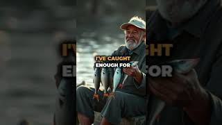 True Contentment The Fisherman and the Businessman Wisdom Story shorts [upl. by Hepzi]