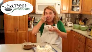 Cookies and Cream Ice Cream Cake  Hot and Cold Dessert  Azorean Greenbean [upl. by Erolyat329]