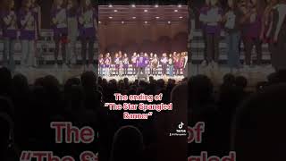 Star Spangled Banner… Choir Concert🫠 [upl. by Iggam]