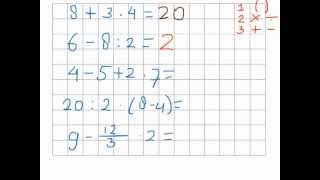 Negatieve getallen Reken volgorde optellen aftrekken vermenigvuldigen en delen [upl. by Nairehs]