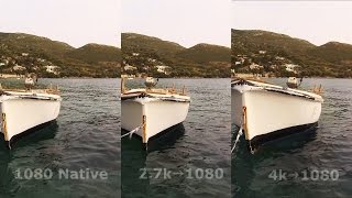 YI 4k  Downscaled Resolutions Comparison 4k to 1080 27 to 1080 Native 1080 [upl. by Aurel]