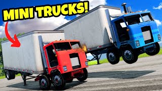 We Raced the WEIRDEST Semi Trucks in BeamNG Drive Mods [upl. by Darcie]