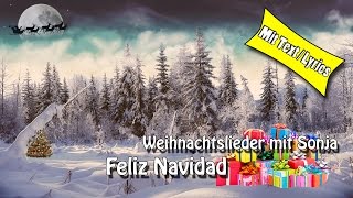 Weihnachtslieder  Christmas Song  Feliz navidad  zum Mitsingen   German Lyrics [upl. by Felisha]