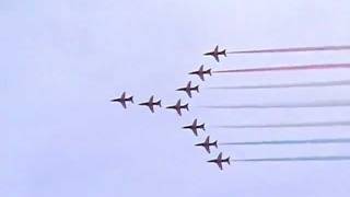 Fairford Airshow 2003  RAF Red Arrows [upl. by Limoli]