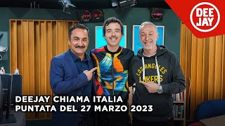 Deejay Chiama Italia  Puntata del 27 marzo 2023  Ospite Diodato [upl. by Bevin]