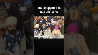 Bhai jaita ji sees anandpur sahib leke jnde hoi jungle cho nange pair waheguru sikhi motivation [upl. by Esertal701]