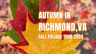 Fall Foliage in Richmond VA Monument Avenue to Libby Hill Park 2024 4K [upl. by Atima]