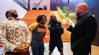 Triple H talks to The New Day about their journey in WWE [upl. by Gerstein]