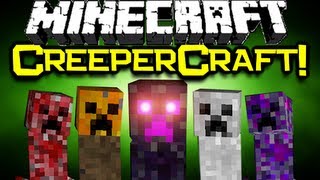 Minecraft CREEPERCRAFT MOD Spotlight 14 NEW Creepers Minecraft Mod Showcase [upl. by Bisset89]