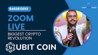 Biggest crypto revolution umt amp ubit coin unitymetatoken ubitcoin bnb crypto btc forextrading [upl. by Enomrej]