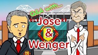 Mourinho and Wenger QampA Parody Man Utd vs Arsenal 11 2016 Mannequin Challenge [upl. by Gottlieb]