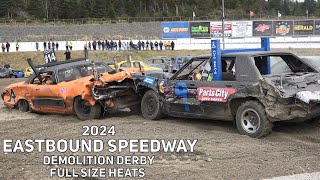 2024 Eastbound Park  Demolition Derby  Big Car Heats [upl. by Bee498]